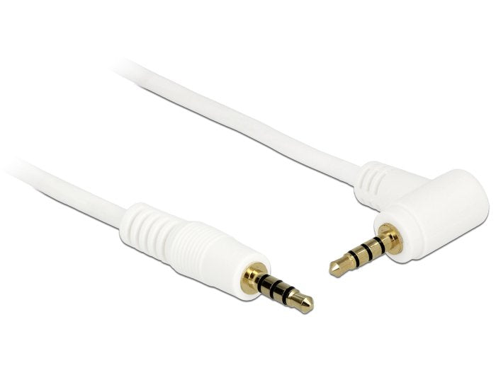 EAN 4043619847365 - DeLOCK 84736 cable de audio 0,5 m 3,5mm Blanco imagen 1