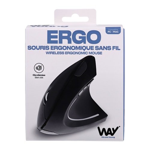 EAN 3303170122556 - T'nB WMWERGOV ratón Universal mano derecha Bluetooth 1600 DPI imagen 2