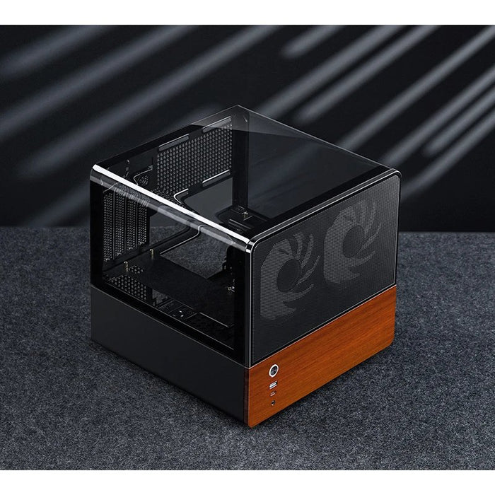 EAN 6970620554822 - Jonsbo V12 BLACK carcasa de ordenador Negro, Madera imagen 6