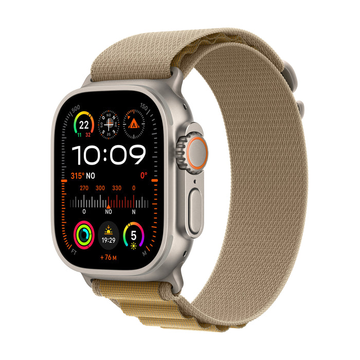 EAN 195949581380 - Apple Watch Ultra 2 OLED 49 mm Digital 410 x 502 Pixeles Pantalla táctil 4G Titanio GPS (satélite) imagen 1