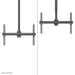 EAN 8717371447878 - Neomounts CL35-440BL16L soporte para TV 177,8 cm (70") Negro imagen 6