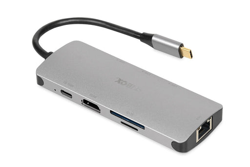 EAN 5903968680800 - iBox IUH3RJ4K hub de interfaz USB Tipo C 5000 Mbit/s Plata imagen 1