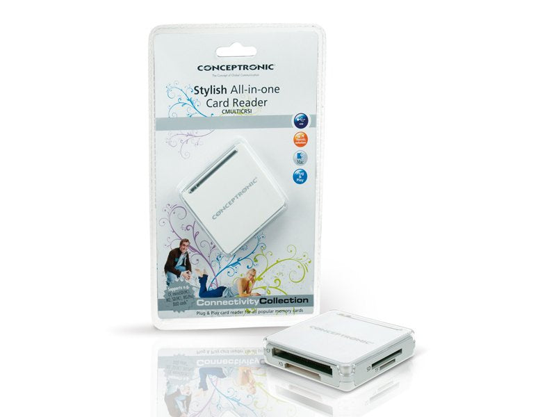 EAN 8714909016728 - Conceptronic CMULTICRSI lector de tarjeta USB 2.0 Blanco imagen 4