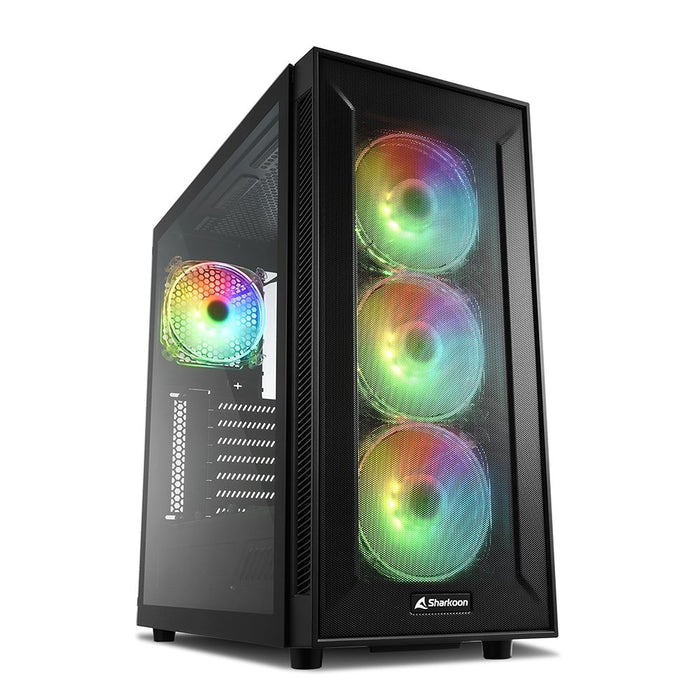 EAN 4044951032136 - Sharkoon TG6M RGB Torre Negro imagen 1