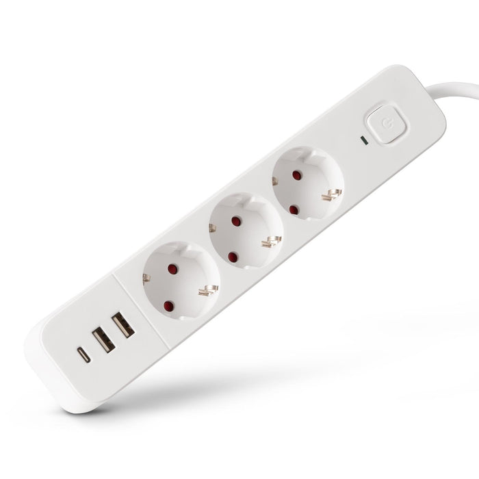 EAN 5999097991061 - Entac ESES1.5G3-1.5-SW-2UA1UC base múltiple 1,5 m 3 salidas AC Interior Blanco imagen 1
