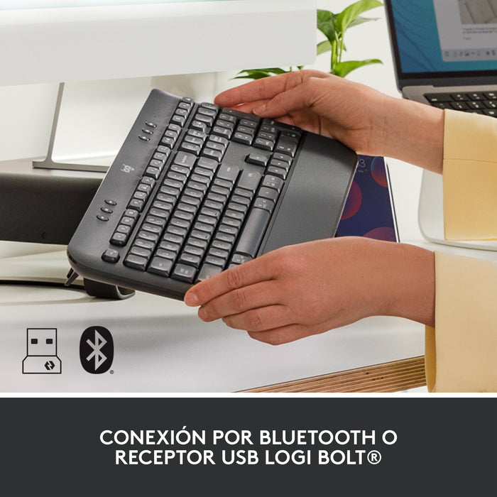 EAN 5099206105546 - Logitech 920-010917 teclado Oficina Bluetooth QWERTY Español Grafito imagen 10