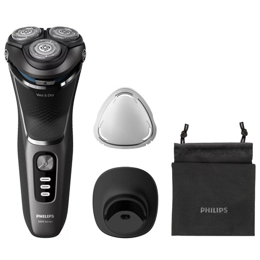 EAN 8720689018630 - Philips S3343/13 afeitadora Máquina de afeitar de rotación Recortadora Negro, Cromo imagen 1