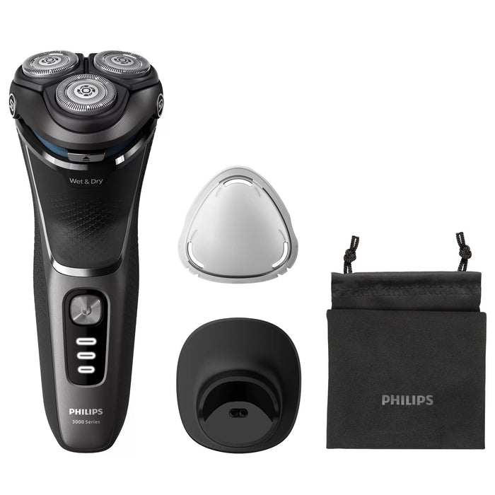 EAN 8720689018630 - Philips S3343/13 afeitadora Máquina de afeitar de rotación Recortadora Negro, Cromo imagen 1