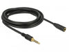 EAN 4043619856336 - DeLOCK 85633 cable de audio 3 m 3,5mm Negro imagen 2