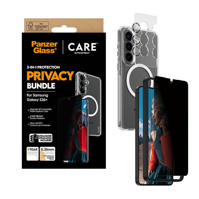 EAN 5715685034541 - PanzerGlass ® | CARE™ by ® Privacy 3-in-1 Bundle Samsung Galaxy S26+ Protector de pantalla 1 pieza(s) imagen 6