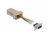 EAN 4043619667703 - DeLOCK 66770 cambiador de género para cable D-Sub 9 pin RJ11/RJ14 Gris imagen 1