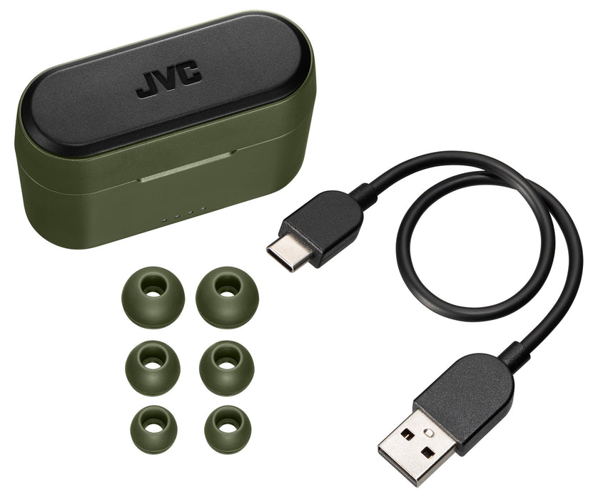 EAN 4975769025778 - JVC HA-A9T Auriculares True Wireless Stereo (TWS) Dentro de oído Llamadas/Música Bluetooth Verde imagen 3