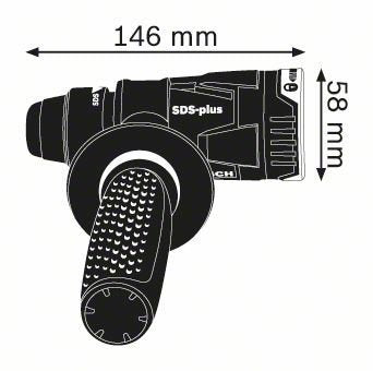 EAN 3165140802529 - Bosch GHA FC2 Professional Adaptador para portabrocas imagen 3