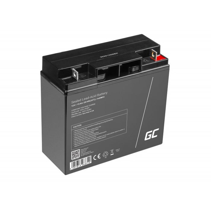 EAN 5907813968310 - Green Cell AGM53 batería de vehículos AGM (Separador de fibra de vidrio absorbente) 15 Ah 12 V Coche imagen 2