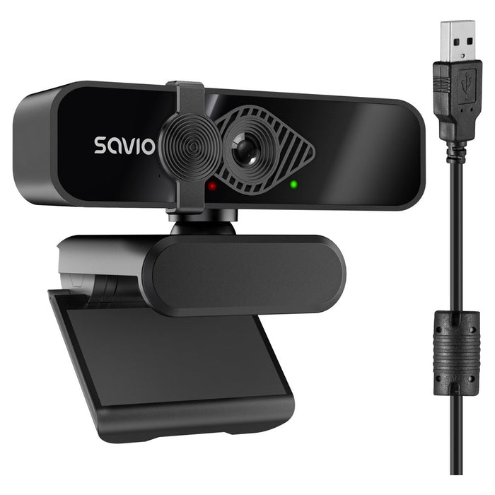 EAN 5907264119903 - Savio CAK-06 cámara web 3840 x 2160 Pixeles USB Negro imagen 5