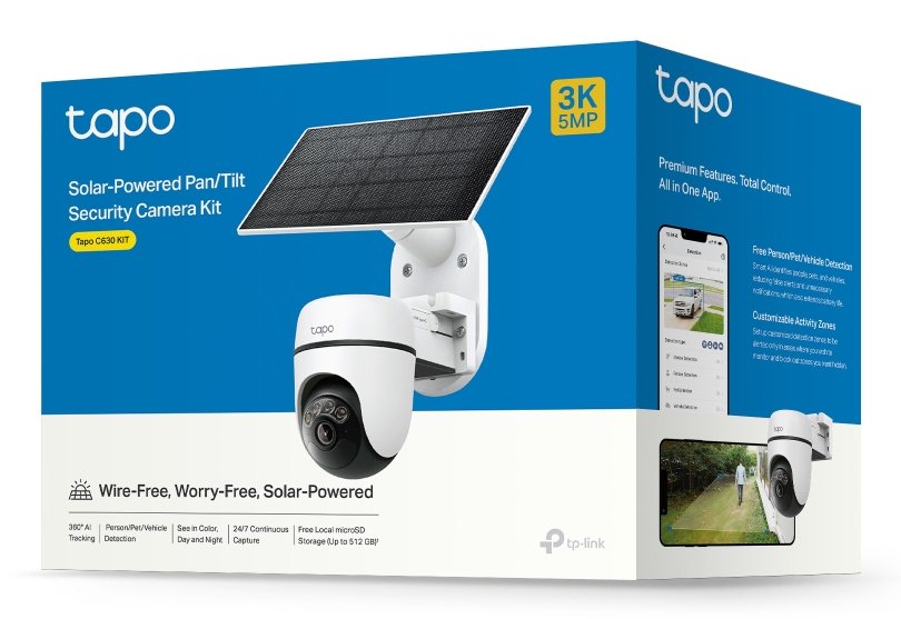 EAN 1210002605410 - TP-Link Tapo C630 KIT Cámara de seguridad IP Exterior 2880 x 1620 Pixeles Pared/poste imagen 3