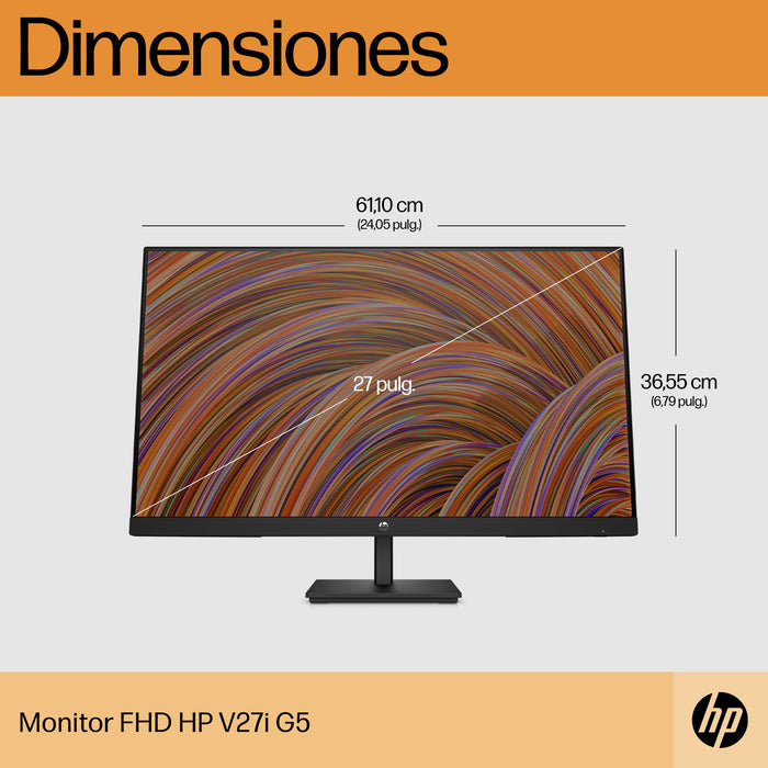 EAN 5715063324561 - HP V27i G5 FHD Monitor pantalla para PC 68,6 cm (27") 1920 x 1080 Pixeles Full HD LCD Negro imagen 6
