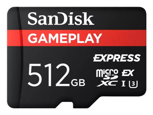 EAN 0619659224684 - SanDisk GamePlay Express microSD 512GB UHS-I Clase 10 imagen 1