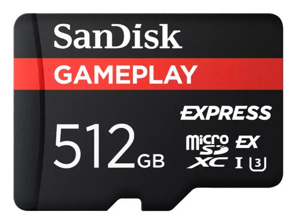 EAN 0619659224684 - SanDisk GamePlay Express microSD 512GB UHS-I Clase 10 imagen 1
