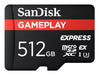 EAN 0619659224684 - SanDisk GamePlay Express microSD 512GB UHS-I Clase 10 imagen 1
