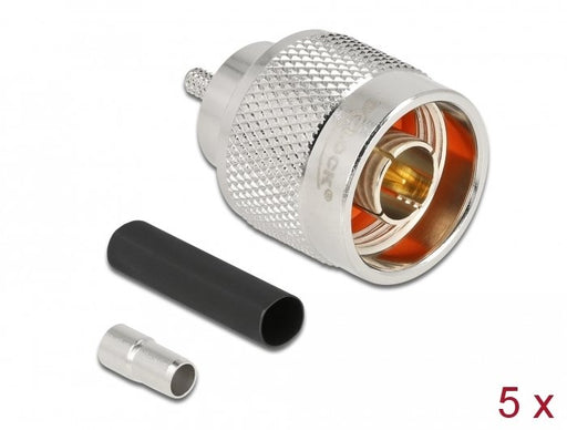 EAN 4043619900176 - DeLOCK 90017 conector coaxial Clase N 5 pieza(s) 50 Ω imagen 1