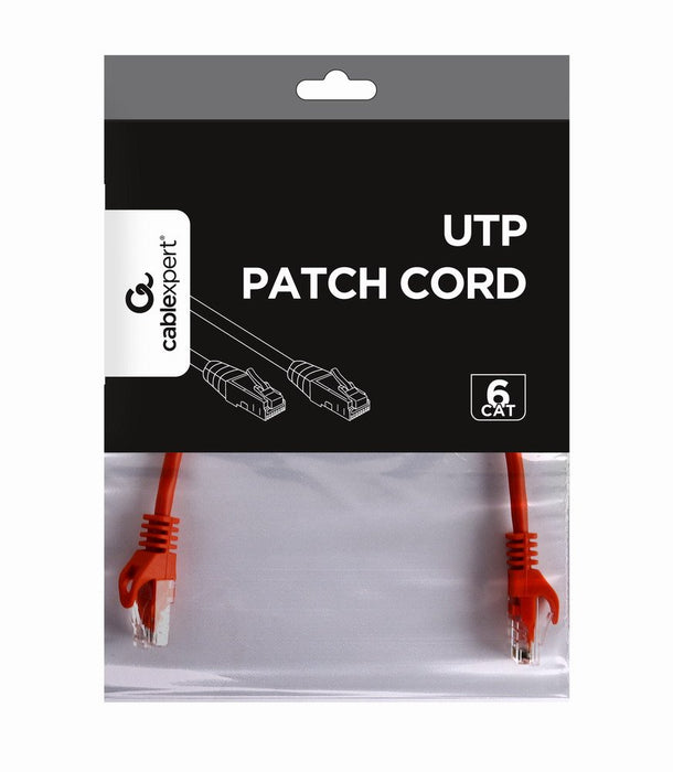 EAN 8716309093064 - Gembird PP6U-0.25M cable de red Rojo 0,25 m Cat6 U/UTP (UTP) imagen 2