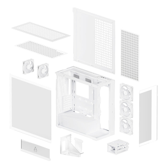 EAN 4895265000492 - ARCTIC Xtender VG White (Clear Glass) Midi Tower Blanco imagen 8