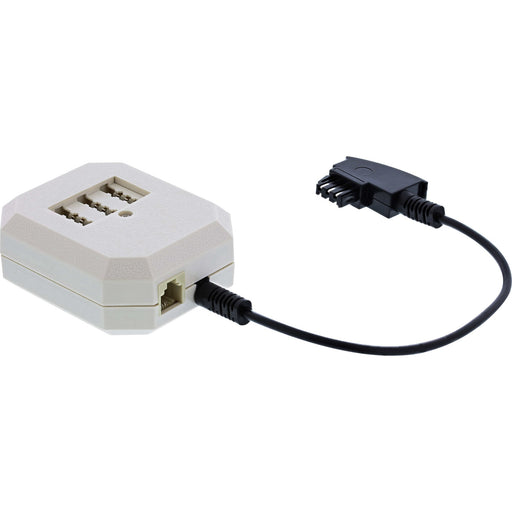 EAN 4043718031092 - InLine 69901 cambiador de género para cable TAE (F) TAE (N) + RJ-11 Beige imagen 1