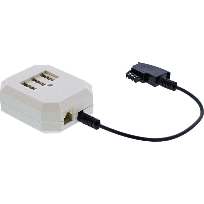 EAN 4043718031092 - InLine 69901 cambiador de género para cable TAE (F) TAE (N) + RJ-11 Beige imagen 1