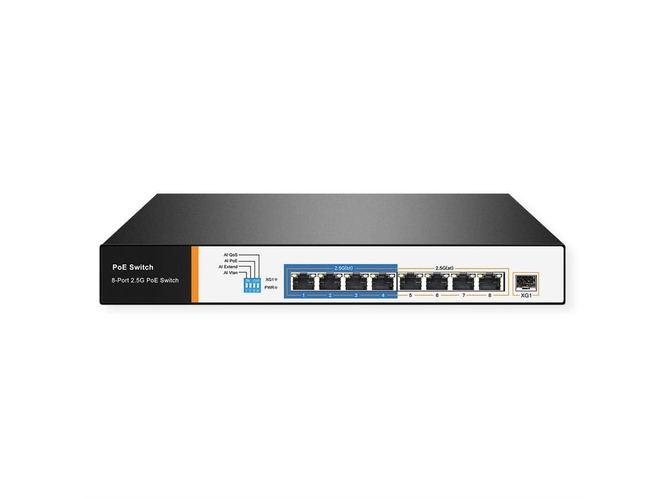EAN 7630049628885 - VALUE 21.99.1189 switch 2.5G Ethernet (100/1000/2500) Energía sobre Ethernet (PoE) 1U Negro imagen 1