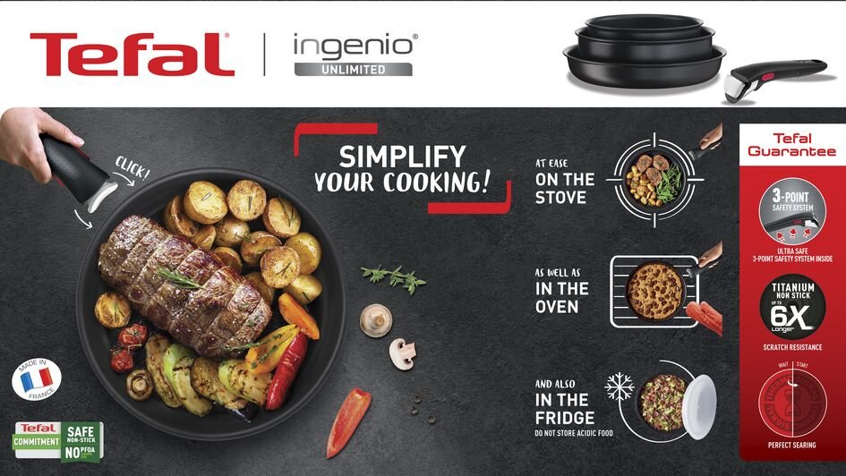 EAN 3168430334588 - Tefal L76329 kit de cacerolas imagen 7
