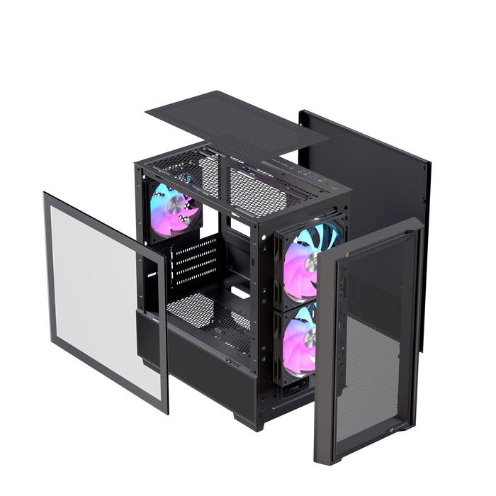 EAN 6977277360400 - Einarex EXCS-PM-150R-B carcasa de ordenador Midi Tower Negro imagen 17