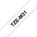 EAN 4977766691383 - Brother TZE-M31 cinta para impresora de etiquetas Negro sobre transparente imagen 1