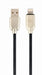 EAN 8716309107921 - Cablexpert CC-USB2R-AMLM-2M cable de conector Lightning Negro imagen 1