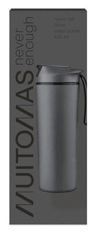 EAN 8021735212355 - Muitomas NFDBOTTLE450BK bidón de agua Uso diario 450 ml Polipropileno (PP) Negro imagen 3