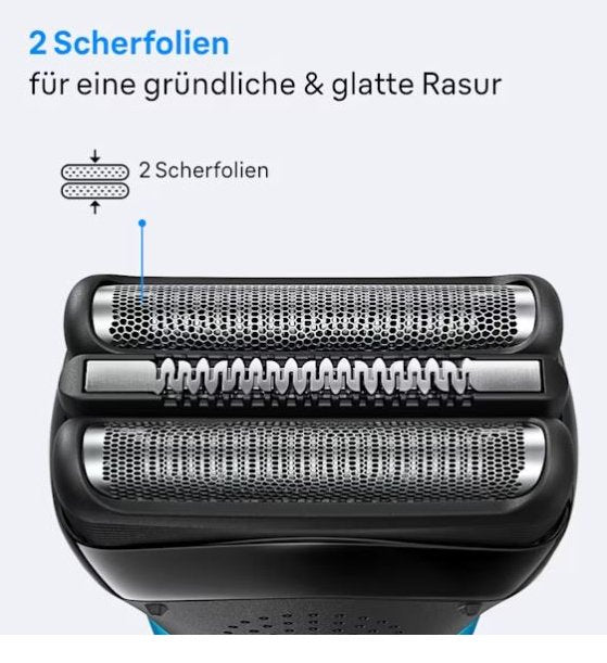 EAN 8700216735667 - Braun Series 3 310s Máquina de afeitar de láminas Recortadora Negro, Azul imagen 3