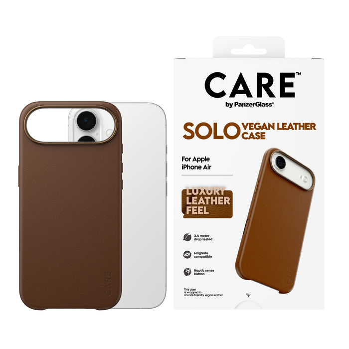 EAN 5715685037672 - PanzerGlass CARE™ by ® Solo Case Brown iPhone Air funda para teléfono móvil Marrón imagen 2