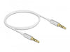 EAN 4043619660735 - DeLOCK 66073 cable de audio 3,5mm Plata, Blanco imagen 2