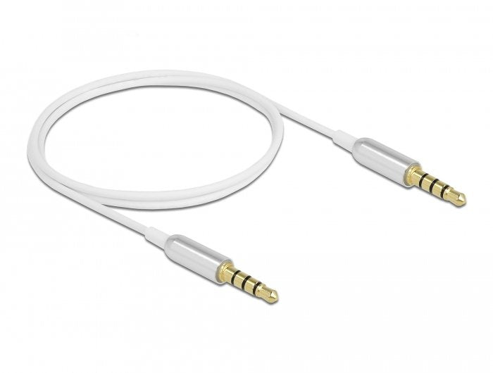 EAN 4043619660735 - DeLOCK 66073 cable de audio 3,5mm Plata, Blanco imagen 2