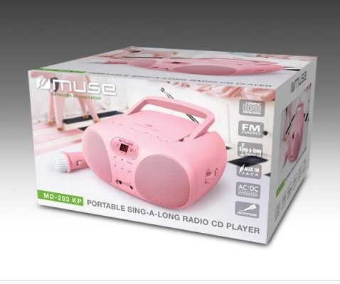 EAN 3700460207618 - Muse MD-203 KP sistema estéreo portátil Analógica FM Rosa imagen 3
