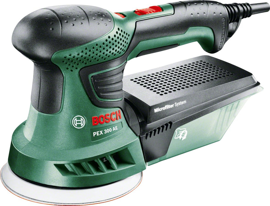 EAN 3165140594370 - Bosch PEX 300 AE Lijadora orbital 24000 OPM Negro, Verde 270 W imagen 1