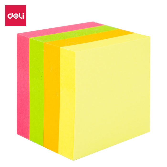 EAN 6935205399878 - Deli EA03303 pestaña autoadhesiva 100 hojas Rosa, Naranja, Amarillo, Rojo, Verde imagen 1