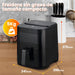 EAN 5906168638671 - Extralink HOME AIR FRYER 10L (6L+4L) EU SJ-1000 2500W freidora Doble Freidora de aire caliente Negro imagen 24