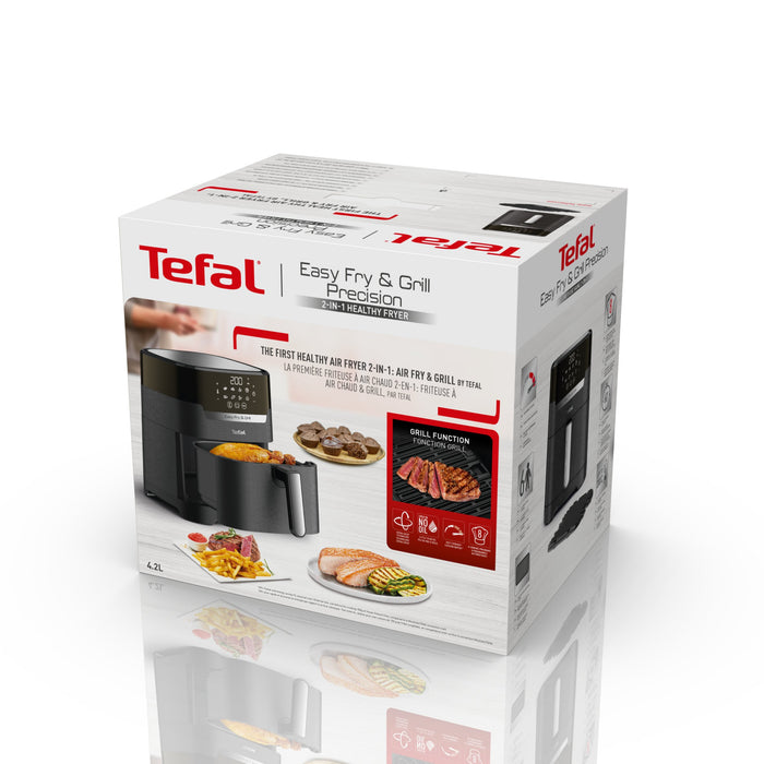 EAN 3045380020757 - Tefal Easy Fry & Grill EY5058 Sencillo 4,2 L Independiente 1550 W Freidora de aire caliente Negro imagen 14
