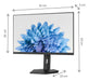 EAN 9120106663815 - Thomson M27FB5C15 pantalla para PC 68,6 cm (27") 1920 x 1080 Pixeles Full HD Negro imagen 2
