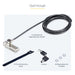 EAN 65030908443 - StarTech.com DUALKA10-LAPTOP-LOCK cable antirrobo Negro, Acero imagen 16