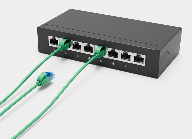 EAN 4017538083142 - shiverpeaks BS08-22043 cable de red Verde 3 m Cat6 U/UTP (UTP) Alrededor imagen 3