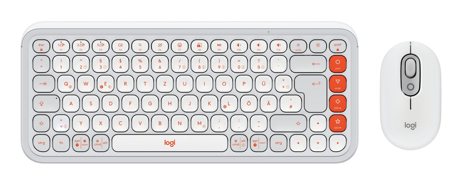 EAN 5099206127661 - Logitech 920-013107 teclado Ratón incluido Universal Bluetooth QWERTZ Alemán Blanco imagen 1