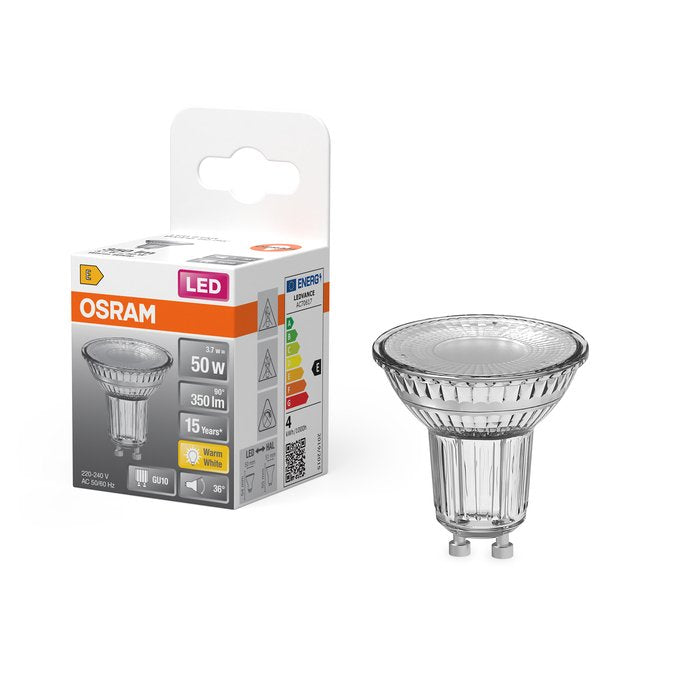 EAN 4099854458606 - Osram 4099854458606 lámpara LED Blanco cálido 2700 K 3,7 W GU10 E imagen 3