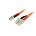 EAN 0065030803021 - StarTech.com 50FIBLCSC2 Cable de fibra óptica e InfiniBand Naranja imagen 1